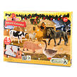 MAC TOYS Adventný kalendár-farma a kone