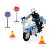 Dickie Policejní motocykl 10 cm s příslušenstvím