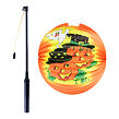 Lampión Halloween okrúhly - veselé tekvica 25 cm