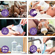 Philips AVENT Cumlík Natural Response 1 prvý prietok 0m, 2 ks