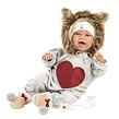 Llorens 74046 NEW BORN - realistická bábika bábätko so zvukmi a mäkkým látkovým telom - 42 cm