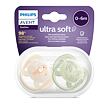 Philips AVENT Cumlík Ultrasoft Premium Zvieratko 0-6m , 2 ks