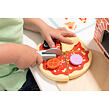 Dřevěná pizza v krabičce