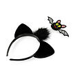 Rappa Kinder-Fledermaus-Stirnband mit Ohren