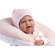 Llorens 74104 NEW BORN - realistická panenka miminko se zvuky a měkkým látkovým tělem - 42 cm