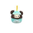 SQUISHMALLOWS Vianočná ozdoba Yeti v zimnej kombinéze - Rilo, 10 cm