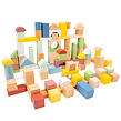 New Classic Toys Drevené stavebné kocky - 100 ks