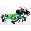 Bburago Farm 10cm Tractor with Trailer - Valtra N174 - Tipping Trailer