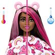 Mattel Barbie CUTIE REVEAL BARBIE A PÉČE MACKO - RUŽOVÁ