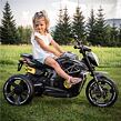Baby Mix Dětská elektrická motorka Calabre černá