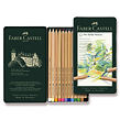 FABER-CASTELL Umělecké pastely Pitt Pastel plechová krabička 12 barev