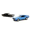 Jada Rýchlo a zbesilo Twin Pack Chevrolet Camaro 1969 a Dodge Charge Wide Body 1968, 1:32