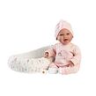 Llorens 74122 NEW BORN realistická bábika bábätko so zvukmi a mäkkým látkovým telom 42 cm