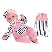 Antonio Juan 70332 TONETA - realistická panenka miminko se zvuky a měkkým látkovým tělem - 34 cm