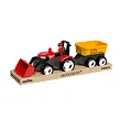 Efko Igráček ECO MultiGO Red Zetor Traktor mit Pflugschar, Anhänger, Igráček