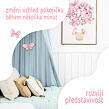 Sipo Nástenné samolepky do detskej izby, Pink Butterflies