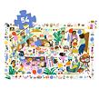 DJECO Vyhledávací puzzle Narozeninová party - 53 pcs