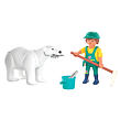 Playmobil Ľadový medveď a ošetrovateľ