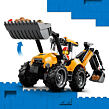 LEGO® City 60480 Žltý nakladač s rýpadlom