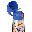 b.box Termoska na pití s brčkem 350 ml - Superman | b.box