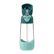 b.box Fľaša na pitie so slamkou 450 ml - emerald forest