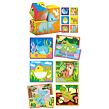 Lisciani Montessori dřevěné kostky a puzzle