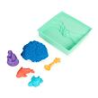 KINETIC SAND KRABICA TEKUTÉHO PIESKU S PODLOŽKOU MODRÁ