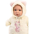 Llorens BABY JULIA - realistická bábika bábätko s mäkkým látkovým telom - 42 cm
