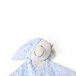 INTERBABY SET - OSUŠKA froté 100x100 Medvídek spí + PŘÍTULKA - modrá