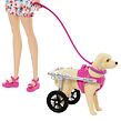 Mattel Barbie Panenka a pejsek s invalidním vozíčkem