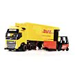 Dickie DHL nákladné auto Volvo FH 16 s vysokozdvižným vozíkom 35 cm