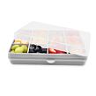 Snackle Box krabička na svačinu 1368 ml - šedá