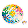New Classic Toys Drevené hodiny + puzzle