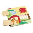 Fisher Price Drevená hra na schovávačku zvieratká