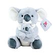 Nicotoy Panda, Koala, Tiger, Ľadový medveď plyšový sediaci 28 cm, 4 druhy