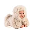 Llorens 74504 NEW BORN realistická bábika bábätko so zvukmi a mäkkým látkovým telom 45 cm