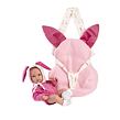 Llorens 63506 NEW BORN dievčatko, realistická bábika bábätko s celovinylovým telom 35 cm