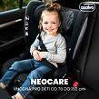 Asalvo NEOCARE iSize sklápacia autosedačka 76-150, čierna