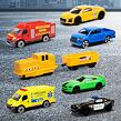Majorette Garáž Super City + 6 autíčok a vlak