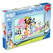 Ravensburger Bluey na hřišti Puzzle 2x12 dílků