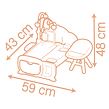 Smoby Baby Nurse Cocoon Nursery hracie centrum