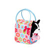 Pucci Pups Pejsek černý v kabelce Flower Print Glam Bag