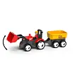 Efko Igráček ECO MultiGO Red Zetor Traktor mit Pflugschar, Anhänger, Igráček