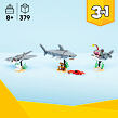 LEGO® Creator 31381 Divoký žralok a truhla s pokladom