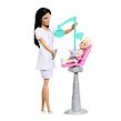 Mattel Barbie Herný set povolania - zubárka čiernovláska