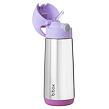 b.box termos sticlă de băut cu pai 500 ml - zahăr prun