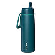 b.box Nerezová termolahev s brčkem 690 ml - sea glass
