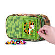 PIXIE CREW študentský peračník pre fanúšikov MINECRAFT zeleno-hnedý