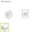 EXIT TOYS Zahradní cedrový domeček Exit Crooky 100