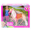 Mattel Barbie-Puppe mit Pferd